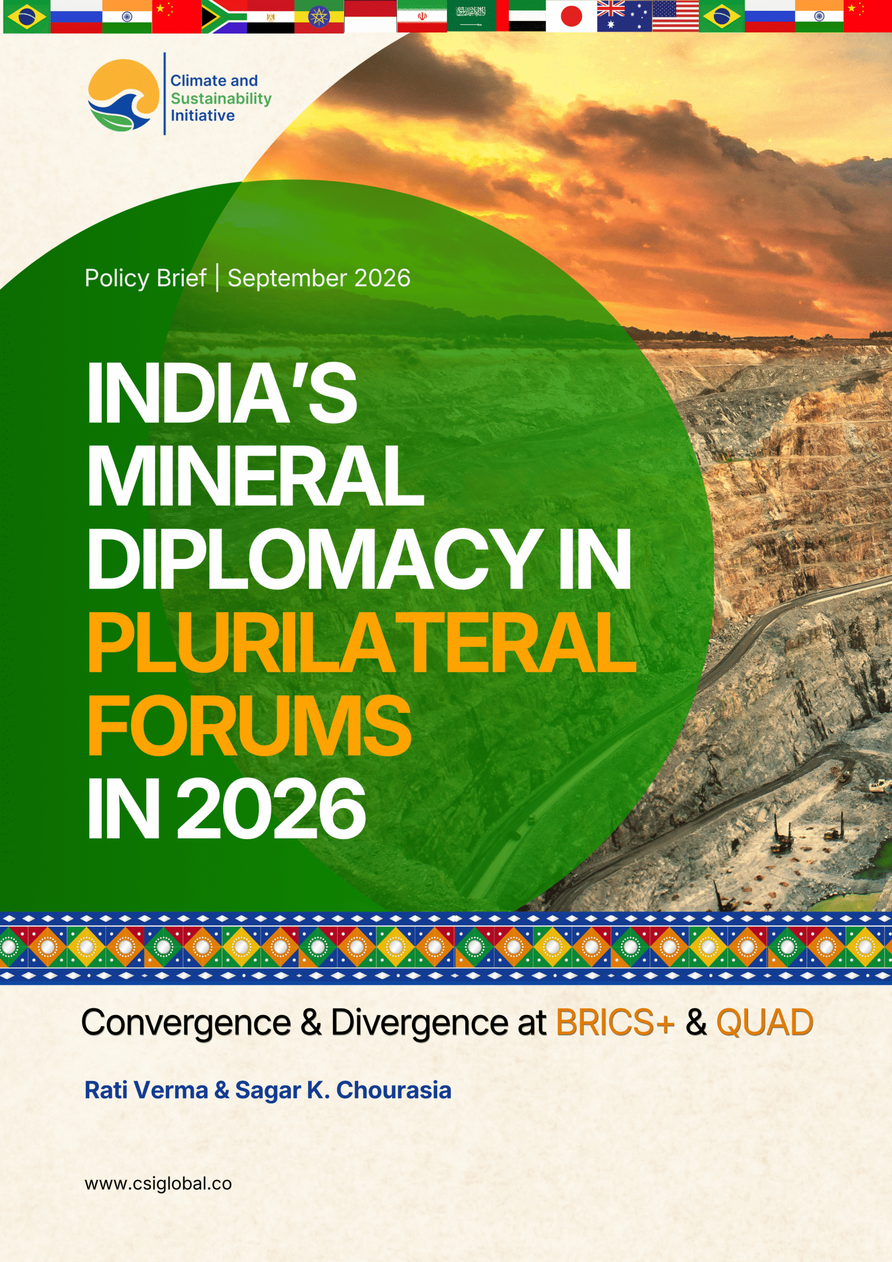 India’s Mineral Diplomacy in Plurilateral Forums in 2026: Convergence and Divergence at BRICS+ and the QUAD